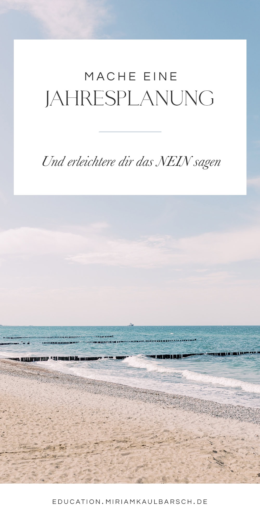 Wie eine Jahresplanung dir das NEIN sagen leichter macht